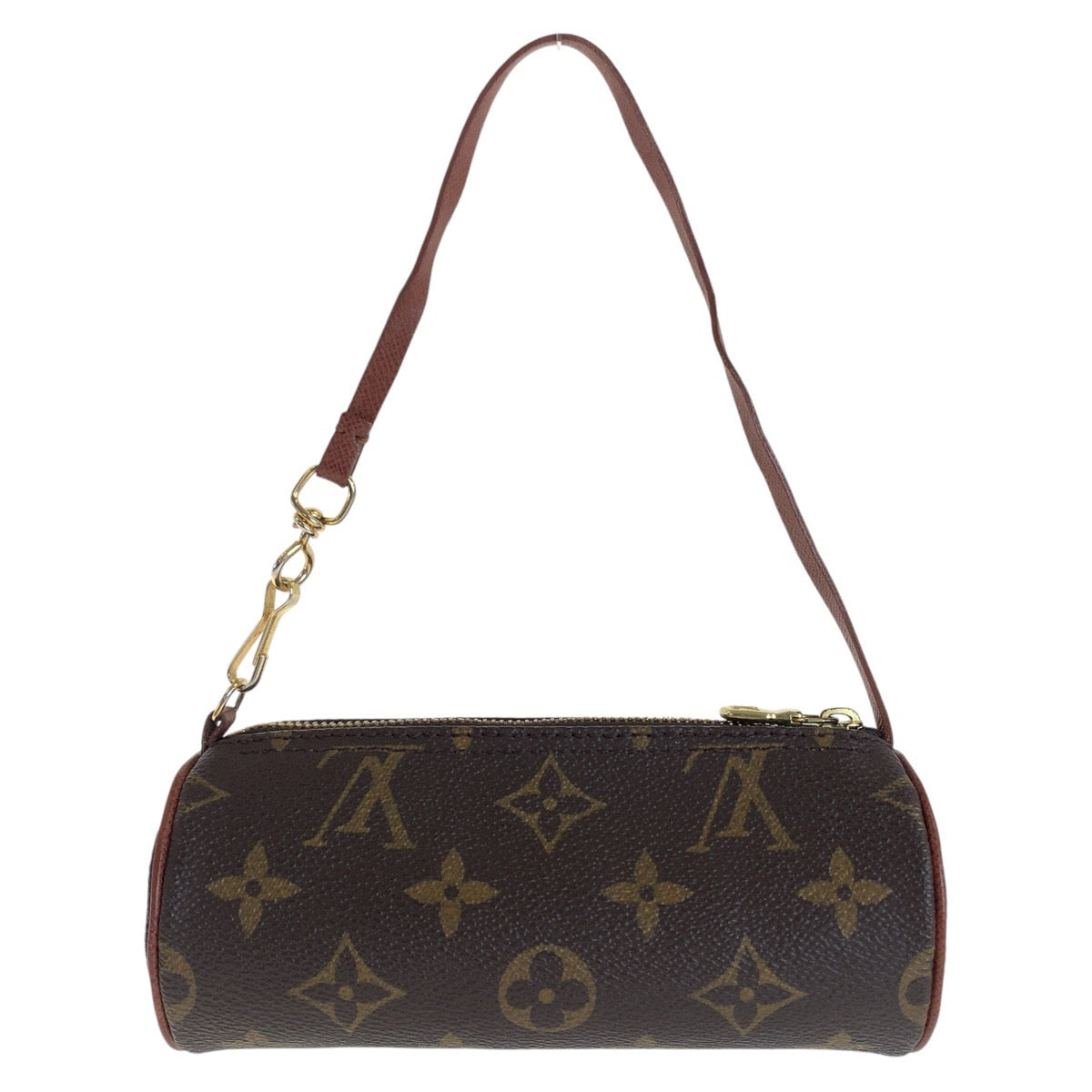 2067
LOUIS VUITTON ルイヴィトン モノグラム パピヨン ポーチのみ ブラウン ゴールド金具 PVC M51365 ハンドバッグ アクセサリーポーチ  レディース