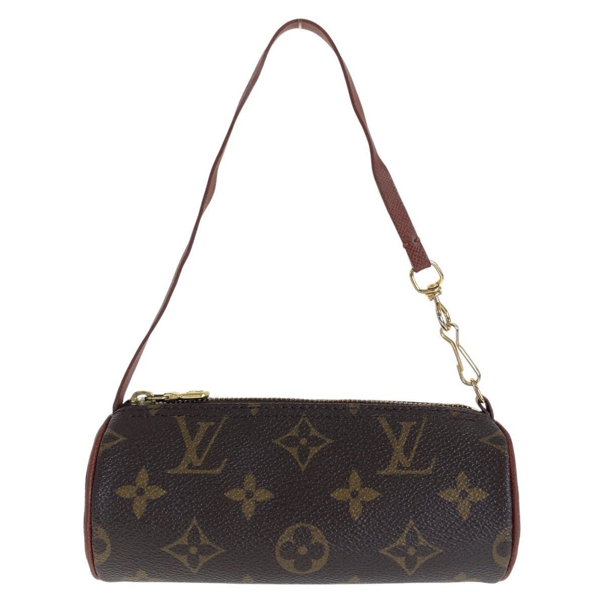 2067
LOUIS VUITTON ルイヴィトン モノグラム パピヨン ポーチのみ ブラウン ゴールド金具 PVC M51365 ハンドバッグ アクセサリーポーチ  レディース