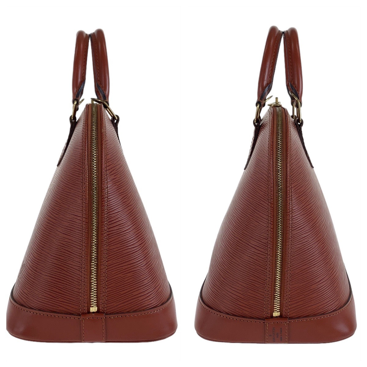 112060
LOUIS VUITTON ルイヴィトン エピ アルマ ケニアブラウン ブラウン ゴールド金具 M52143 ハンドバッグ  レディース