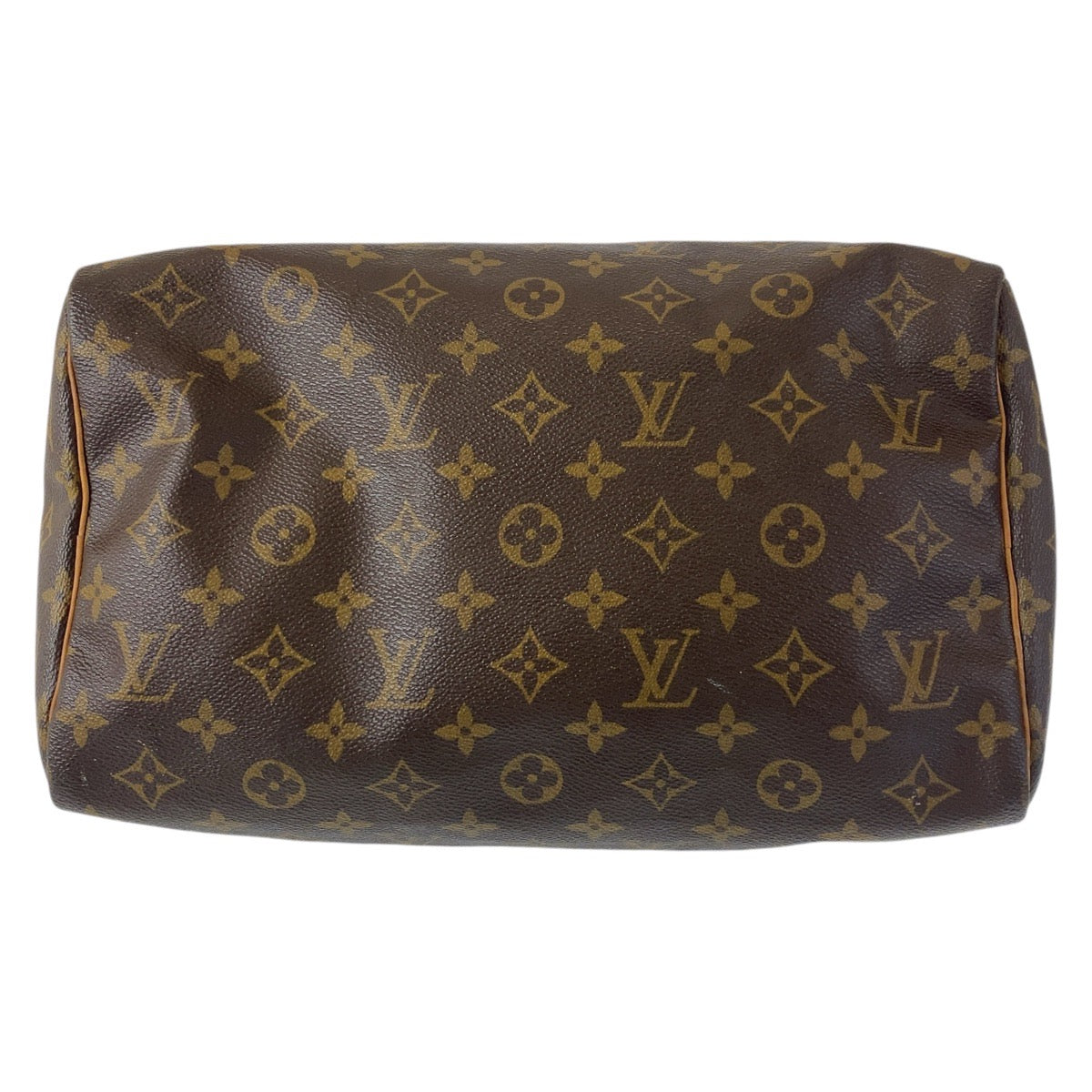 112059
LOUIS VUITTON ルイヴィトン モノグラム スピーディー30 ブラウン ゴールド金具 PVC / レザー M41526 ハンドバッグ ボストン  レディース
