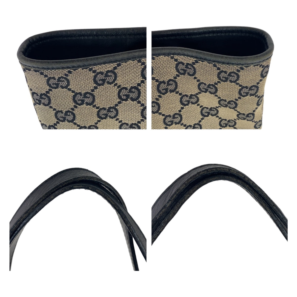 12054
GUCCI グッチ ネイビー ゴールド金具 GGキャンバス 002 1098 2123 トートバッグ ショルダーバッグ  レディース