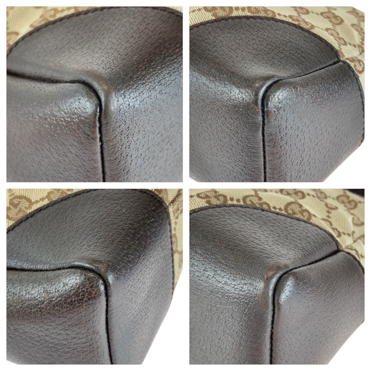 12930
GUCCI グッチ ブラウン ベージュ シルバー金具 GGキャンバス / レザー 114273 ショルダーバッグ ポシェット  レディース