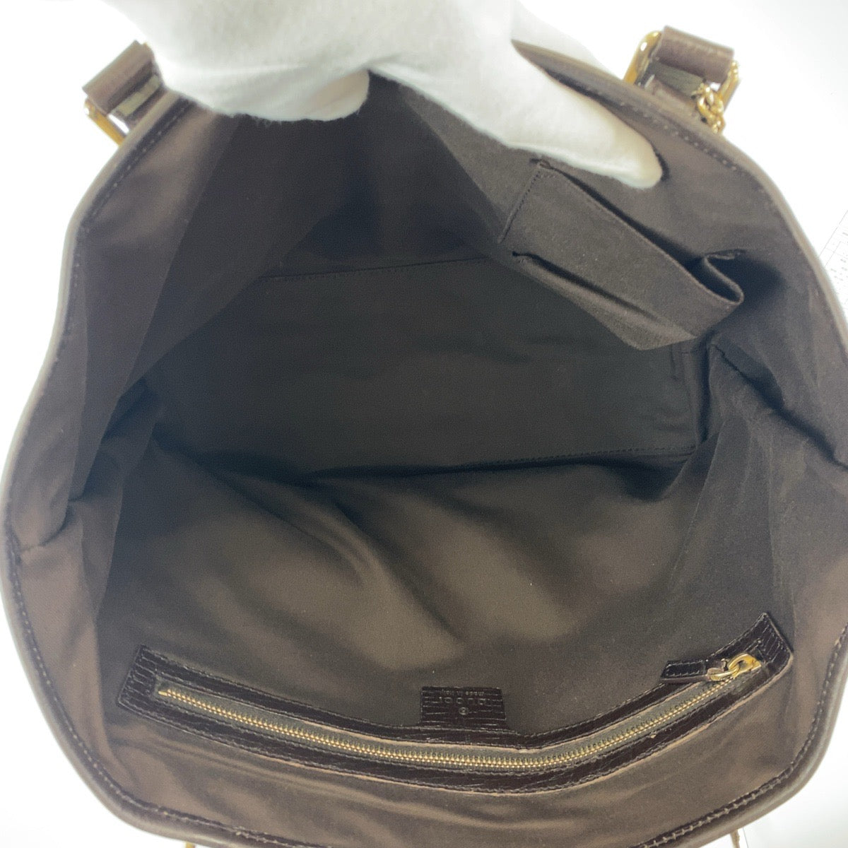 GUCCI グッチ シェリーライン ブラウン ベージュ ゴールド金具 GGキャンバス / レザー 137396 トートバッグ ショルダーバッグ  レディース