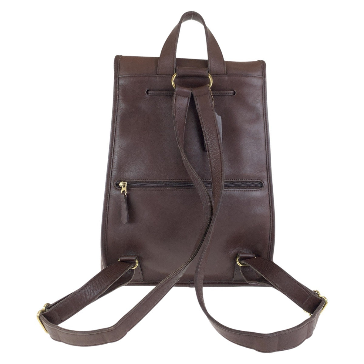 COACH コーチ ヴィンテージ オールドコーチ ブラウン ゴールド金具 レザー リュック・デイパック バックパック  レディース