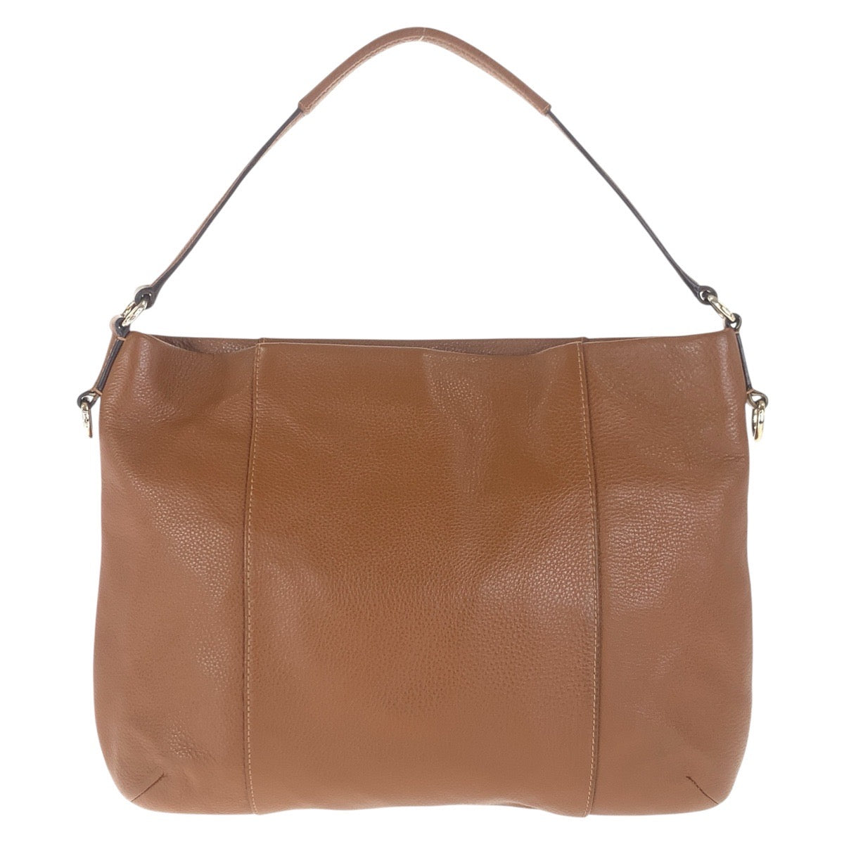COACH コーチ ブラウン ゴールド金具 レザー ショルダーバッグ ハンドバッグ 2WAY  レディース ABP5