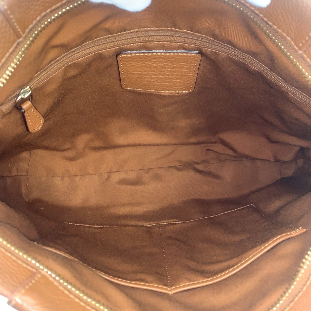 COACH コーチ ブラウン ゴールド金具 レザー ショルダーバッグ ハンドバッグ 2WAY  レディース ABP5