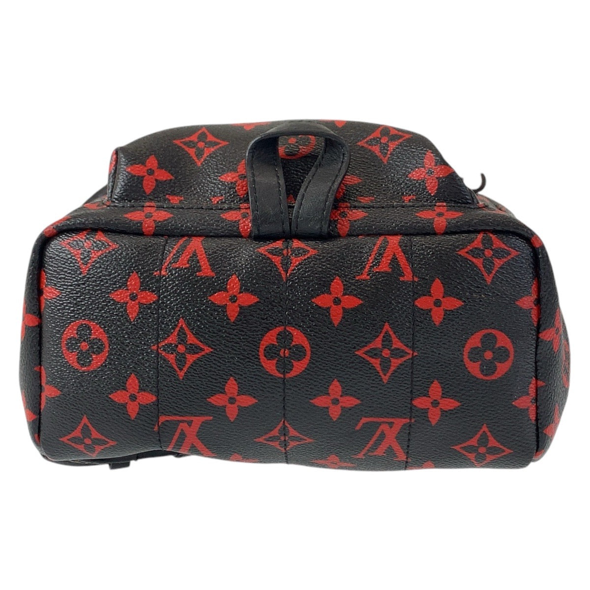 2039
LOUIS VUITTON ルイヴィトン モノグラム アンフラルージュ パームスプリングスPM ブラック 黒 レッド シルバー金具 PVC M41458 バックパック リュック  レディース