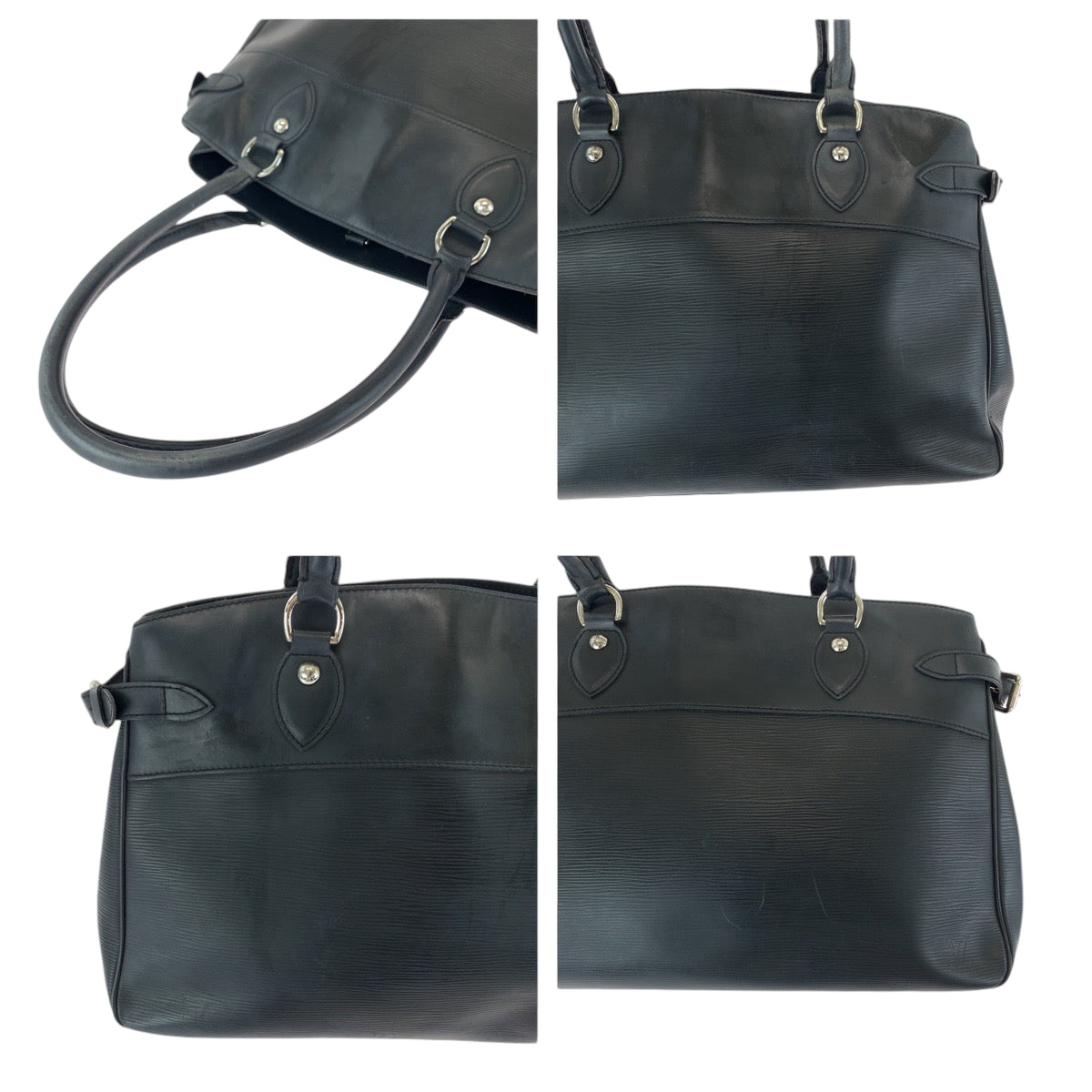 LOUIS VUITTON ルイヴィトン エピ パッシィGM ブラック 黒 シルバー金具 エピレザー M59252 トートバッグ ハンドバッグ  メンズ