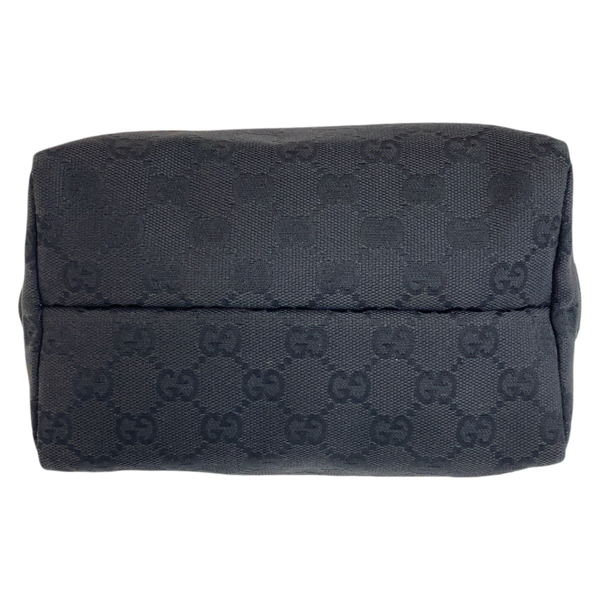 2034
GUCCI グッチ ブラック 黒 GGキャンバス / レザー 124542 ハンドバッグ アクセサリーポーチ バニティバッグ  レディース