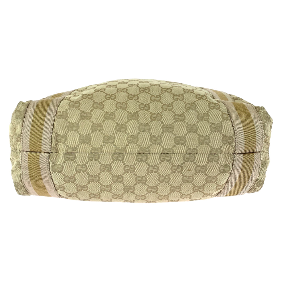 12028
GUCCI グッチ シェリーライン ベージュ ゴールド GGキャンバス 189669 トートバッグ ショルダーバッグ  レディース