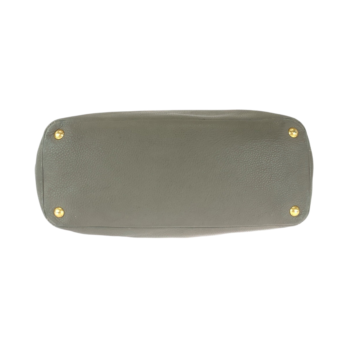 14012
PRADA プラダ ヴィッテロダイノ マルモ グレージュ ゴールド金具 レザー BR4970 トートバッグ ショルダーバッグ レディース AB48