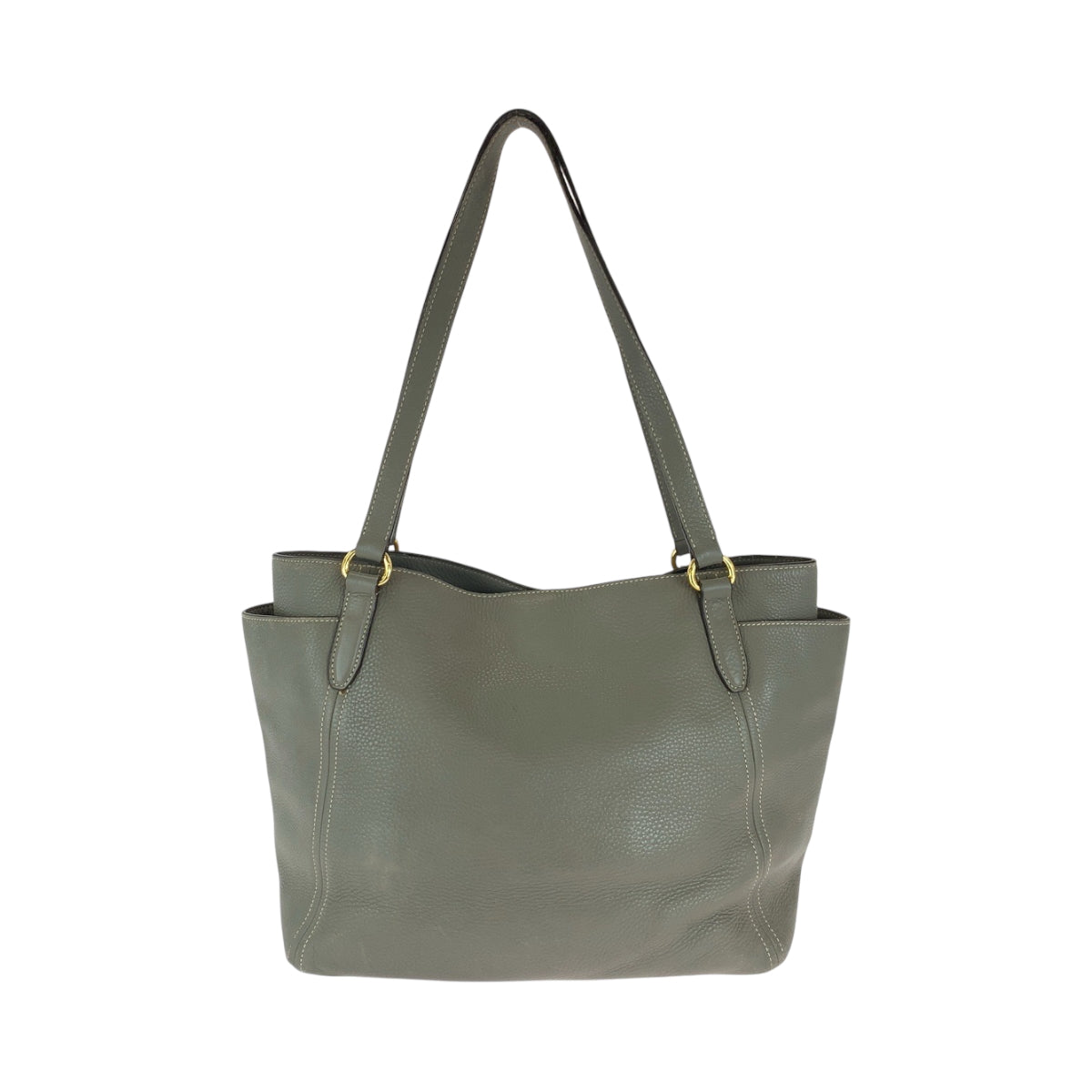 14012
PRADA プラダ ヴィッテロダイノ マルモ グレージュ ゴールド金具 レザー BR4970 トートバッグ ショルダーバッグ レディース AB48