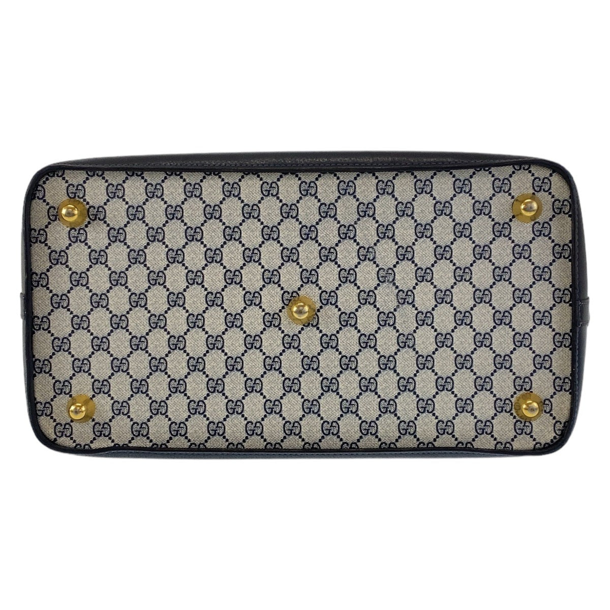 112017
GUCCI グッチ ヴィンテージ オールドグッチ シェリーライン ネイビー グレー ゴールド金具 GGスプリームキャンバス / レザー 012 122 0525 45 ボストンバッグ 男女兼用  レディース