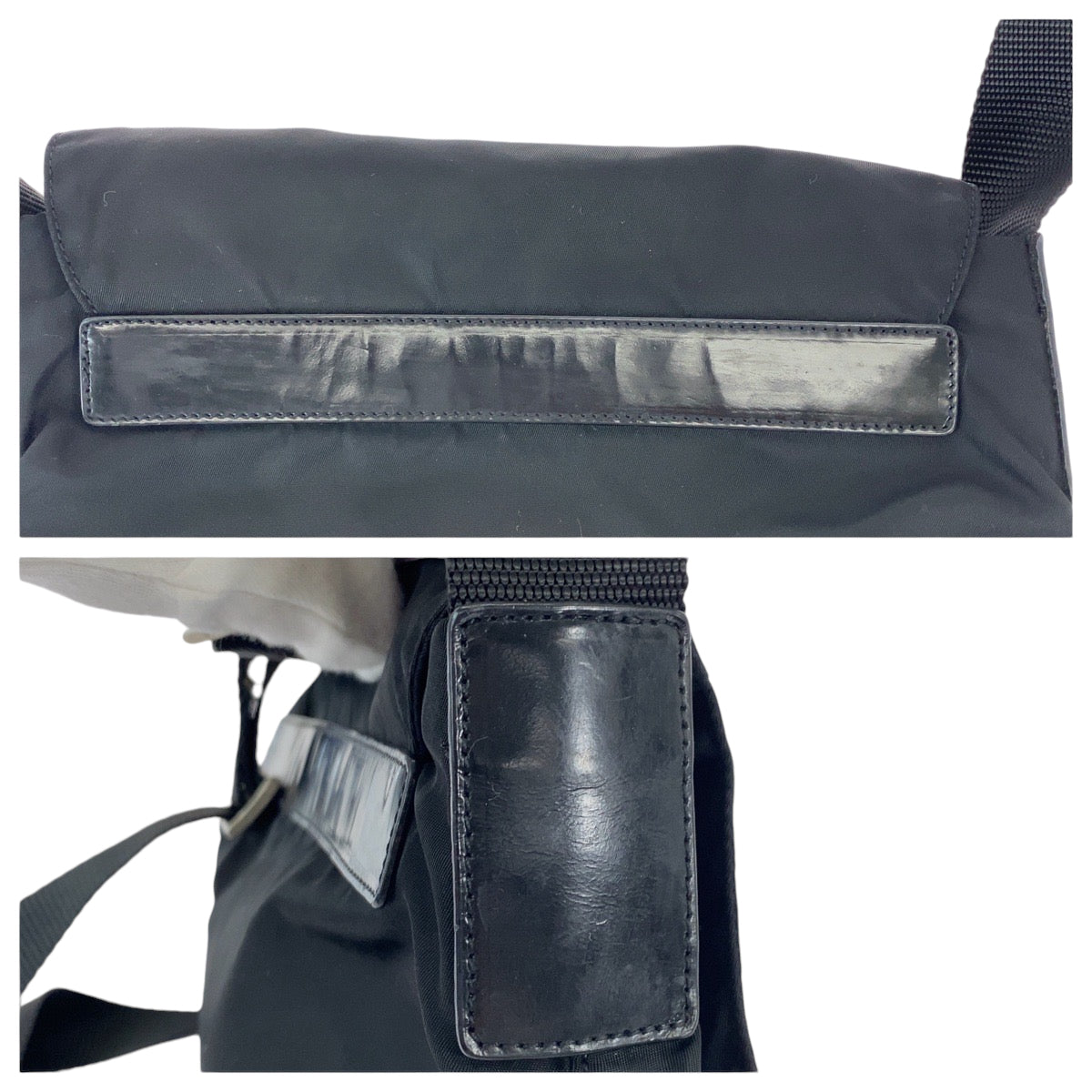 17988
PRADA プラダ テスート 三角ロゴプレート 男女兼用 ブラック 黒 シルバー金具 ナイロン BT8994 斜め掛け ショルダーバッグ ポシェット  メンズ ABP40