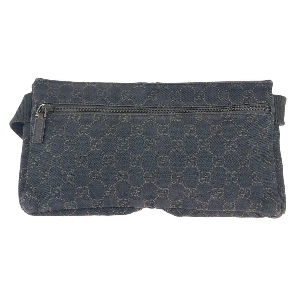 GUCCI グッチ GG柄 ブラウン シルバー金具 GGキャンバス / レザー 28566 ボディバッグ ウエストバッグ バムバッグ  メンズ
