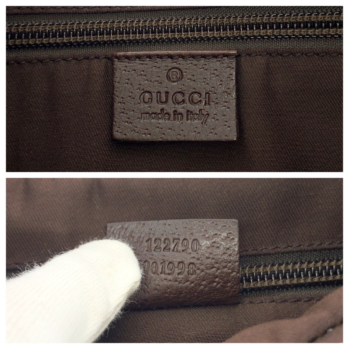 GUCCI グッチ ブラウン シルバー金具 GGキャンバス 122790 斜め掛け ショルダーバッグ  レディース