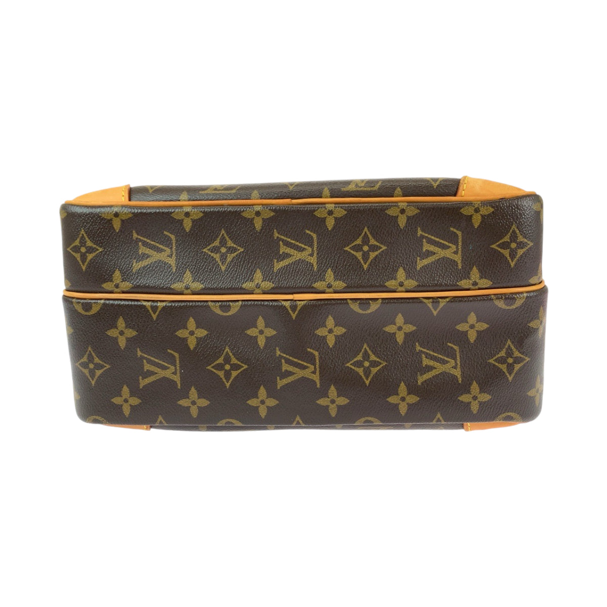 17275
LOUIS VUITTON ルイヴィトン モノグラム ナイル ブラウン ゴールド金具 PVC / レザー M45244 ショルダーバッグ ポシェット レディース AB64