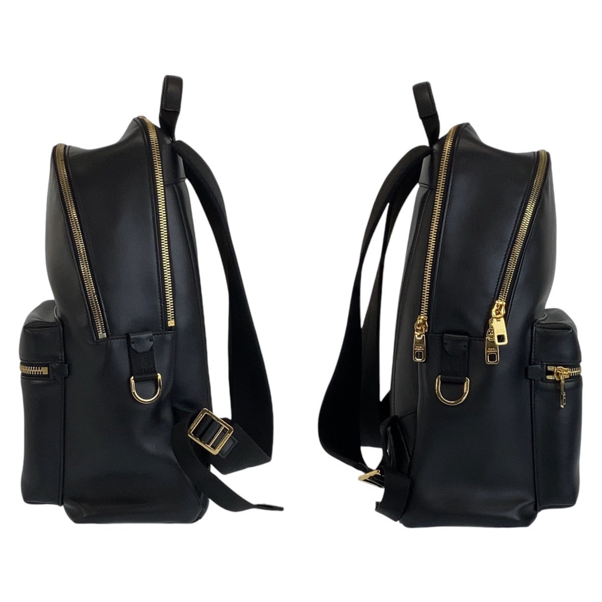 11980
DOLCE&GABBANA ドルチェアンドガッバーナ ブラック 黒 ゴールド金具 レザー バックパック リュック 男女兼用  メンズ