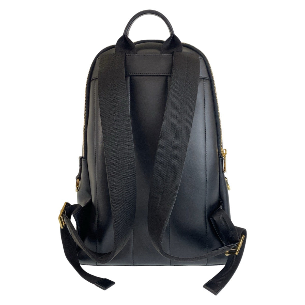 11980
DOLCE&GABBANA ドルチェアンドガッバーナ ブラック 黒 ゴールド金具 レザー バックパック リュック 男女兼用  メンズ