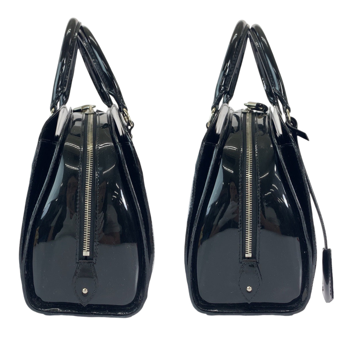 11954
LOUIS VUITTON ルイヴィトン エピ エレクトリック ポンヌフPM ブラック 黒 シルバー金具 パテントレザー M5907N ハンドバッグ ボストンバッグ  レディース