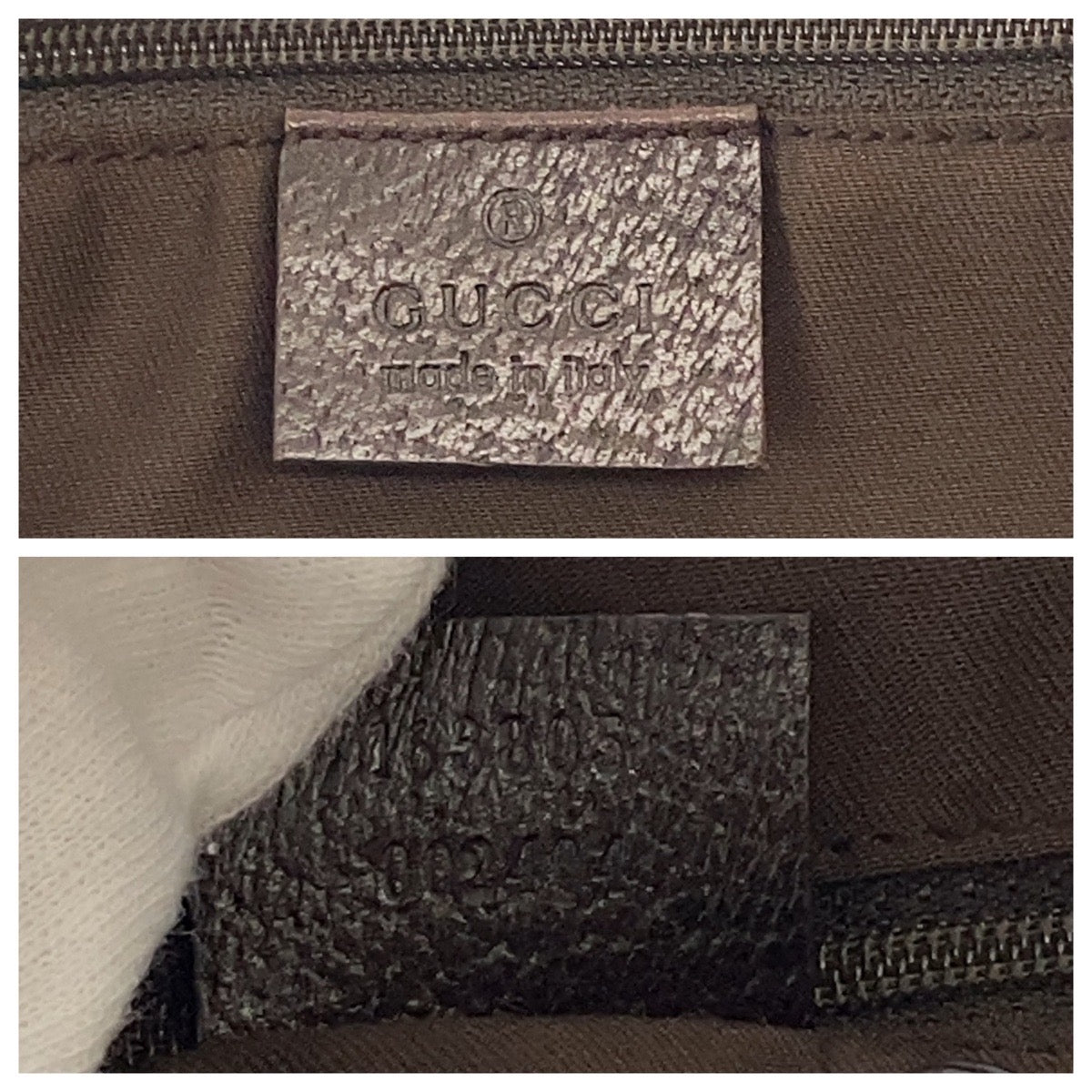GUCCI グッチ シェリーライン プリンシー ブラウン ベージュ ゴールド金具 GGキャンバス / レザー 163805 トートバッグ ショルダーバッグ  レディース