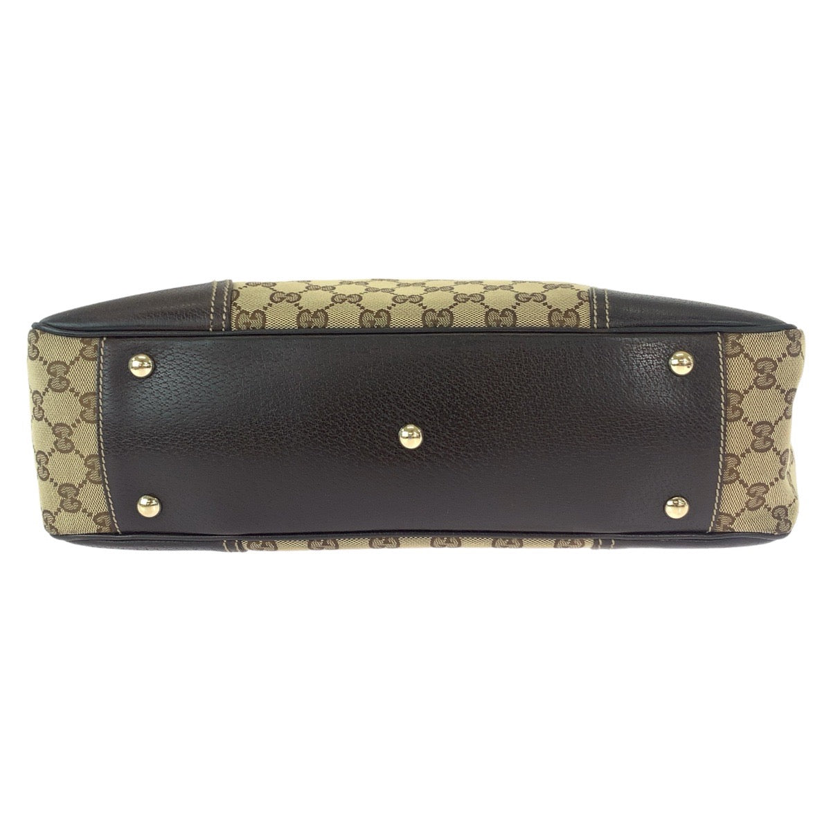 GUCCI グッチ シェリーライン プリンシー ブラウン ベージュ ゴールド金具 GGキャンバス / レザー 163805 トートバッグ ショルダーバッグ  レディース