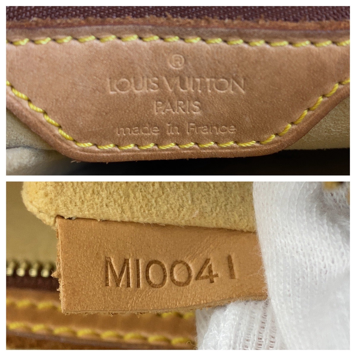 11939
LOUIS VUITTON ルイヴィトン モノグラム ルーピングMM ブラウン ゴールド金具 PVC / レザー M51146 ショルダーバッグ  レディース
