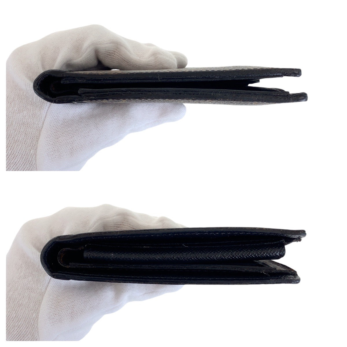 12947
LOUIS VUITTON ルイヴィトン モノグラム マカサー ポルトフォイユ ミンドロ ブラウン ブラック シルバー金具 PVC / レザー M60411 折財布 コンパクトウォレット  メンズ
