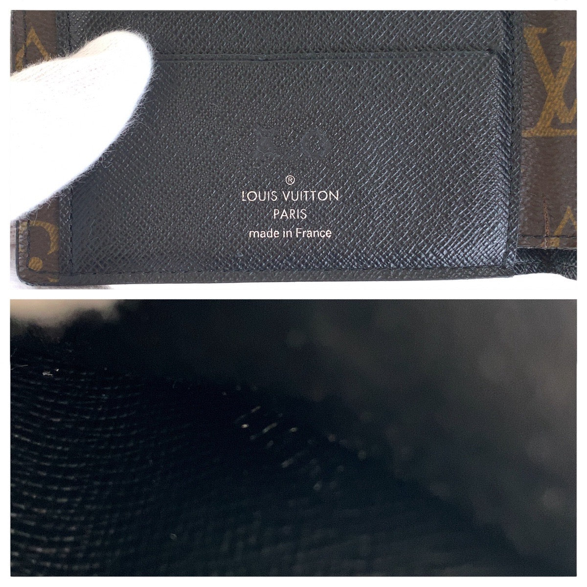 12947
LOUIS VUITTON ルイヴィトン モノグラム マカサー ポルトフォイユ ミンドロ ブラウン ブラック シルバー金具 PVC / レザー M60411 折財布 コンパクトウォレット  メンズ