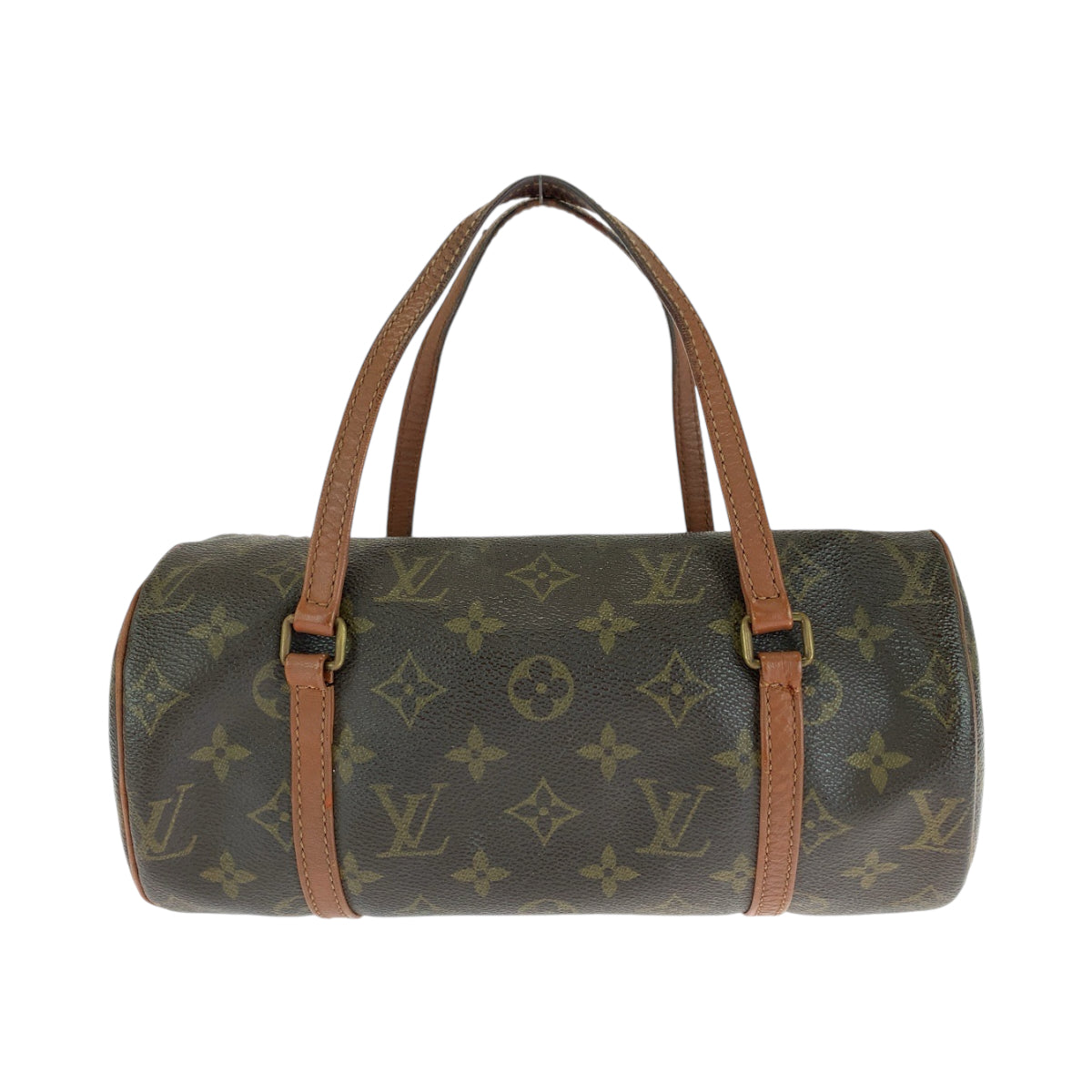12948
LOUIS VUITTON ルイヴィトン モノグラム パピヨン ブラウン ゴールド金具 PVC M51366 ハンドバッグ ショルダーバッグ  レディース
