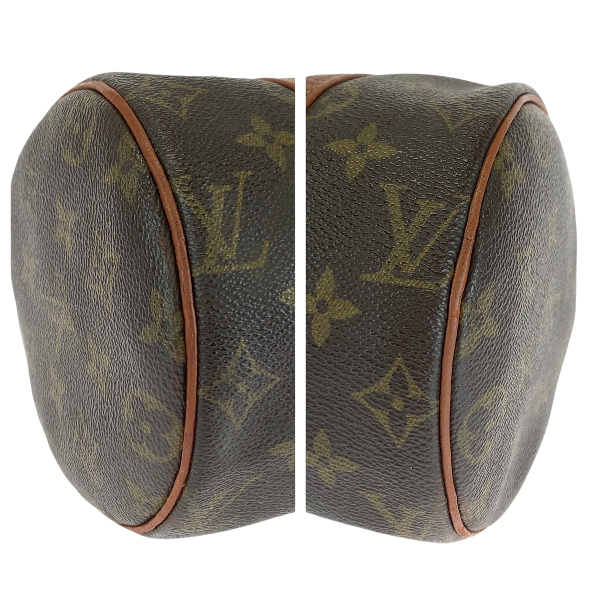 12948
LOUIS VUITTON ルイヴィトン モノグラム パピヨン ブラウン ゴールド金具 PVC M51366 ハンドバッグ ショルダーバッグ  レディース