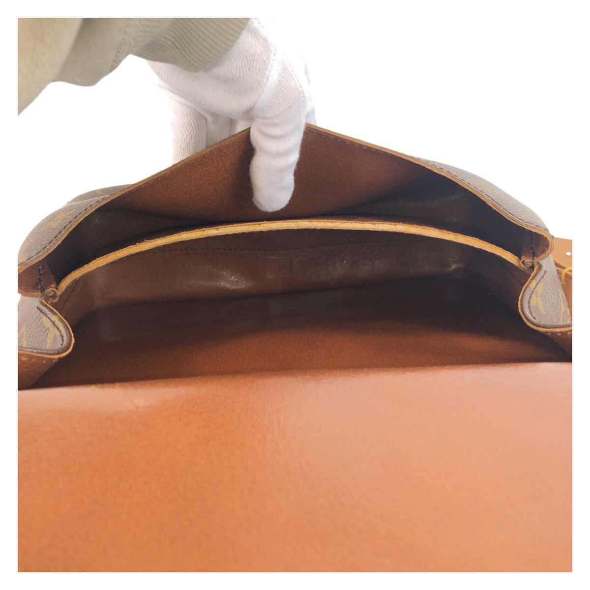 12949
LOUIS VUITTON ルイヴィトン モノグラム カルトシエールGM ブラウン ゴールド金具 PVC / レザー M51252 斜め掛け ショルダーバッグ メッセンジャーバッグ  レディース