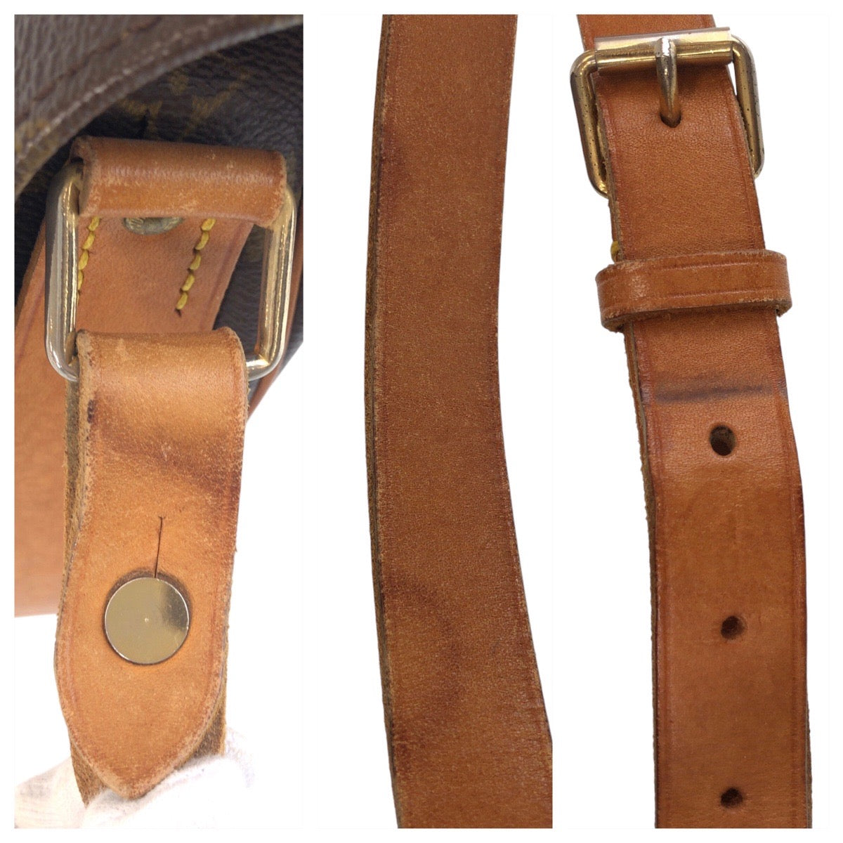 12949
LOUIS VUITTON ルイヴィトン モノグラム カルトシエールGM ブラウン ゴールド金具 PVC / レザー M51252 斜め掛け ショルダーバッグ メッセンジャーバッグ  レディース