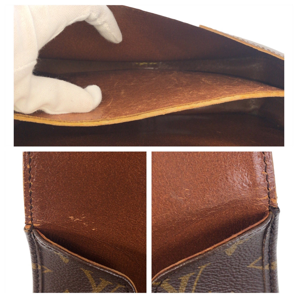 12949
LOUIS VUITTON ルイヴィトン モノグラム カルトシエールGM ブラウン ゴールド金具 PVC / レザー M51252 斜め掛け ショルダーバッグ メッセンジャーバッグ  レディース