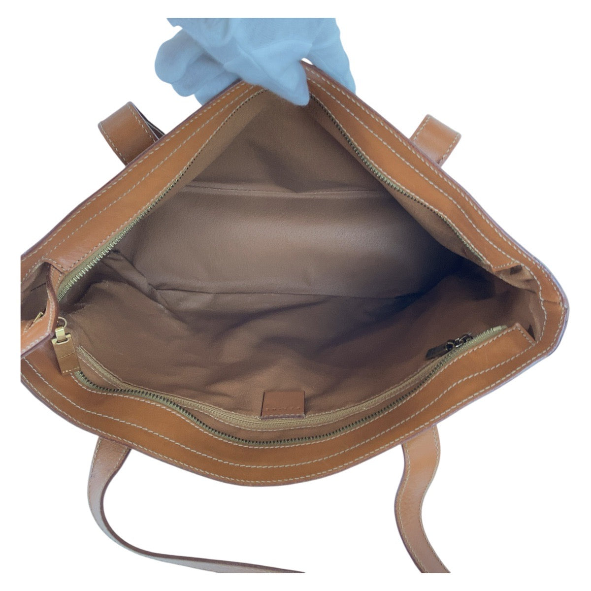 11937
CELINE セリーヌ ヴィンテージ マカダム ブラウン ゴールド金具 PVC / レザー トートバッグ ハンドバッグ ショルダーバッグ  レディース