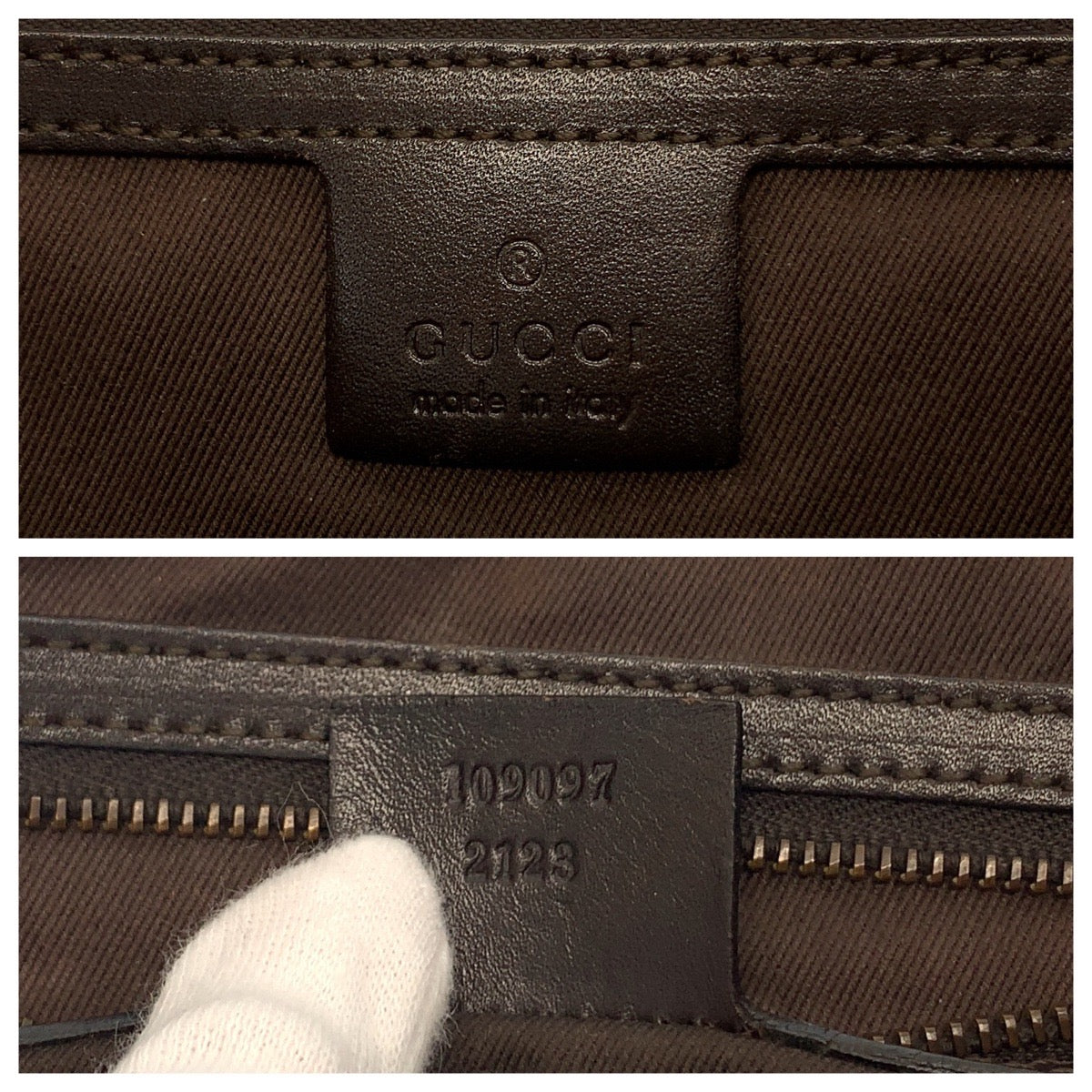 12960
GUCCI グッチ ブラウン ゴールド金具 GGキャンバス 109097 斜め掛け ショルダーバッグ メッセンジャーバッグ  レディース