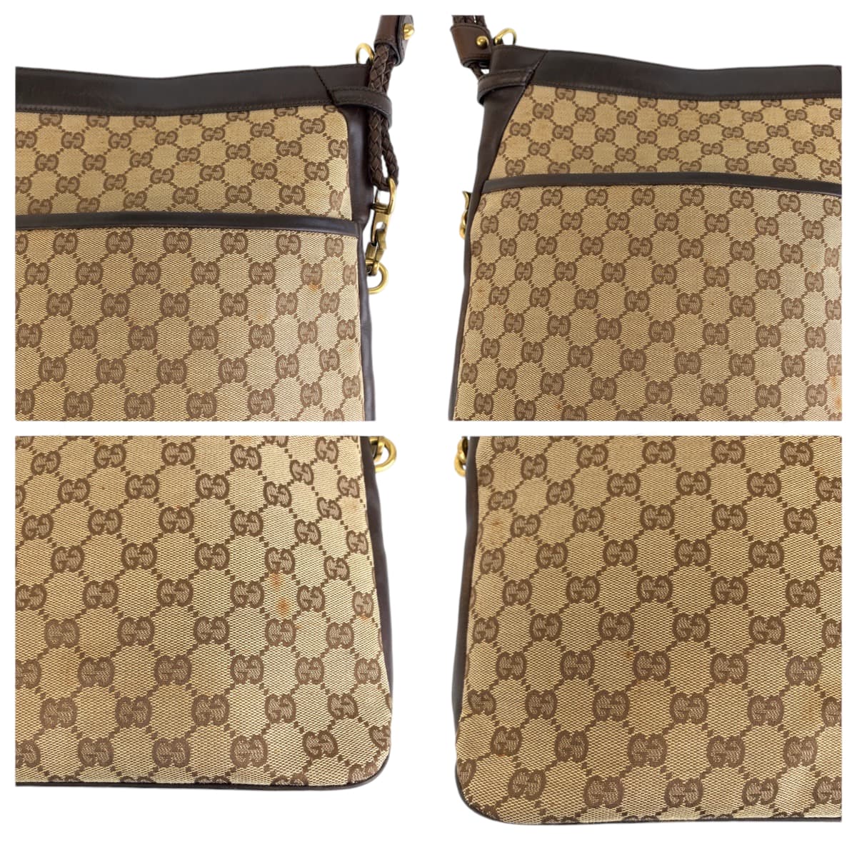 12960
 
GUCCI Gucci Brown Gold Hardware GG Canvas 109097 Crossbody Shoulder Bag Messenger Bag for Women