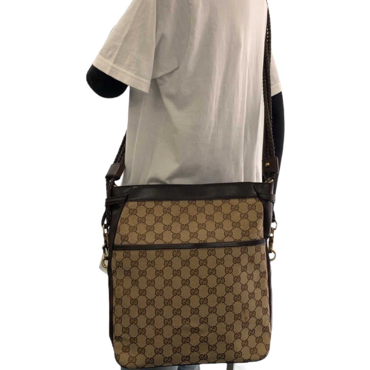 12960
 
GUCCI Gucci Brown Gold Hardware GG Canvas 109097 Crossbody Shoulder Bag Messenger Bag for Women