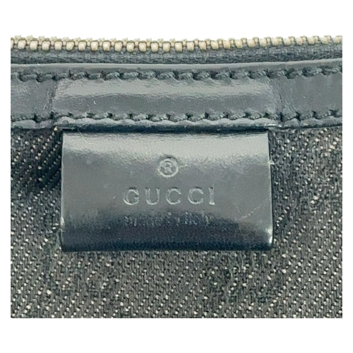 12961
GUCCI グッチ ブラック 黒 シルバー金具 GGキャンバス ホーボー 斜め掛け ショルダーバッグ  レディース