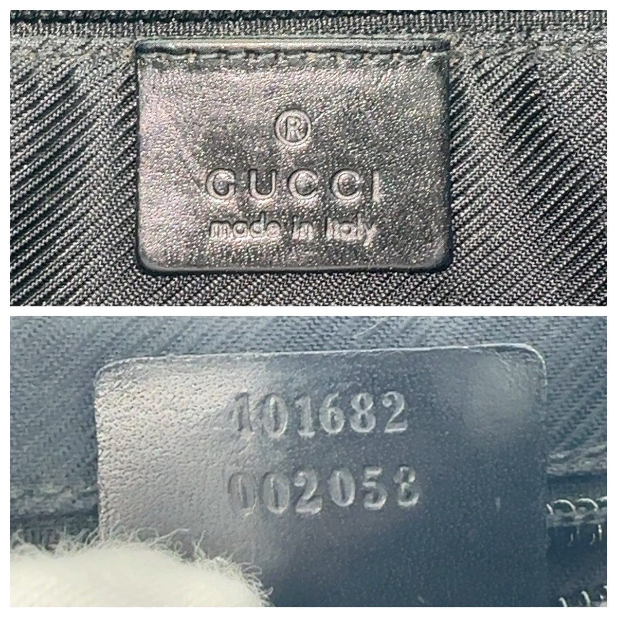 12961
GUCCI グッチ ブラック 黒 シルバー金具 GGキャンバス ホーボー 斜め掛け ショルダーバッグ  レディース