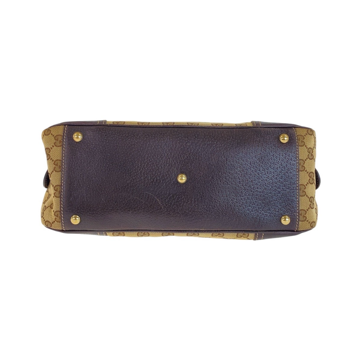12966
GUCCI グッチ プリンシー シェリーライン ベージュ ブラウン ゴールド金具 GGキャンバス / レザー 161720 ショルダーバッグ ハンドバッグ  レディース