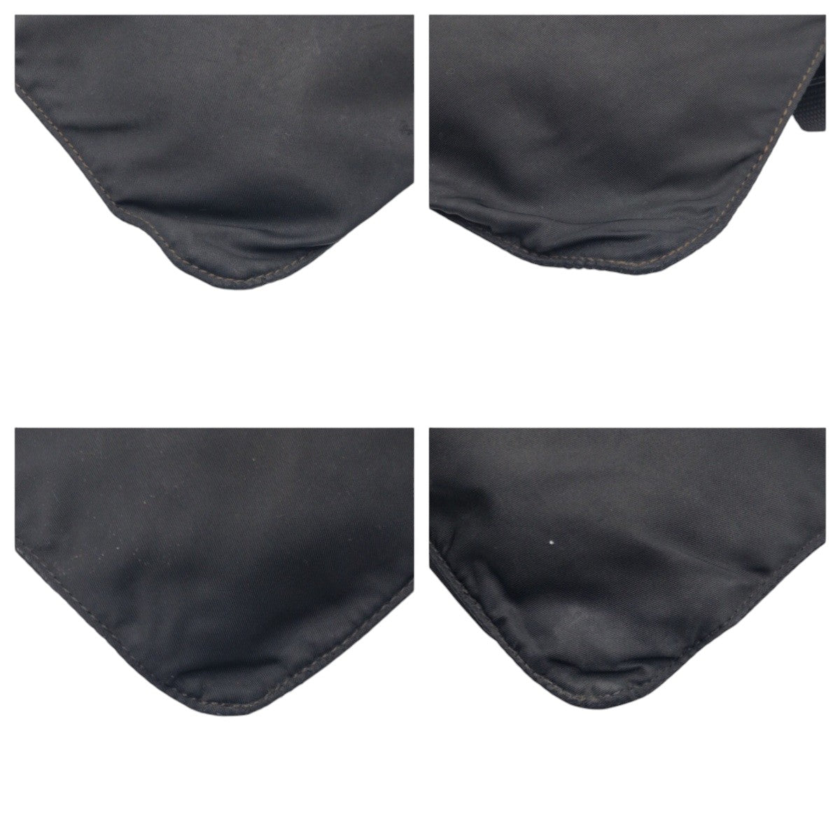 15303
PRADA プラダ テスート 三角ロゴ ブラック 黒 ナイロン ショルダーバッグ サコッシュ 男女兼用 メンズ AB32