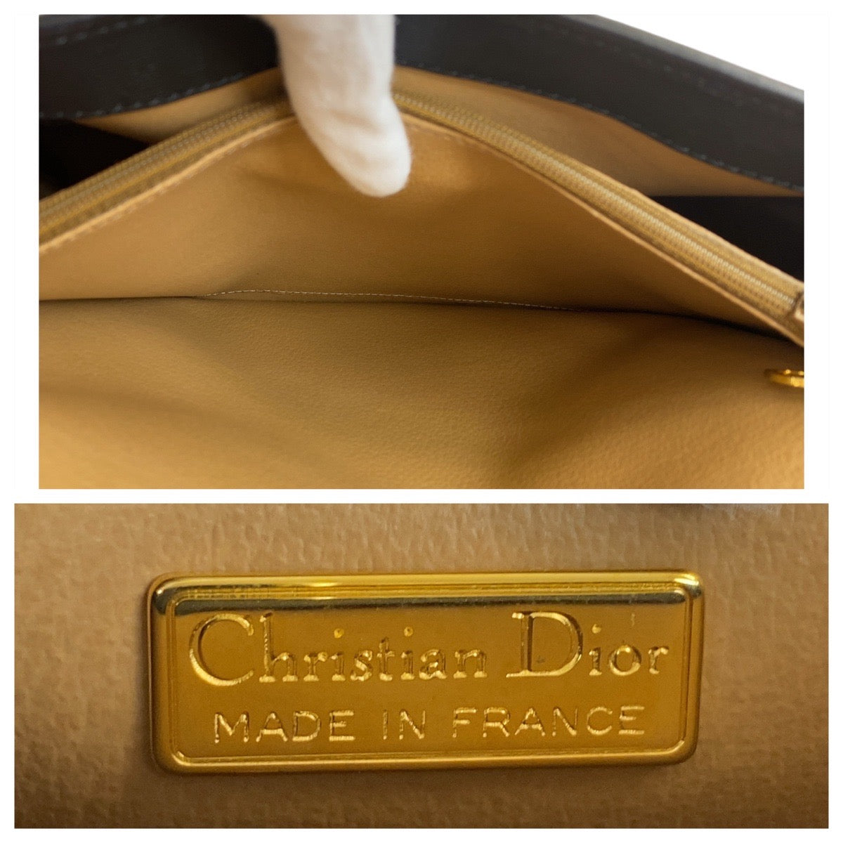 11932
Christian Dior クリスチャンディオール ヴィンテージ トロッター ブラック 黒 ゴールド金具 PVC / レザー 斜め掛け ショルダーバッグ メッセンジャーバッグ  レディース