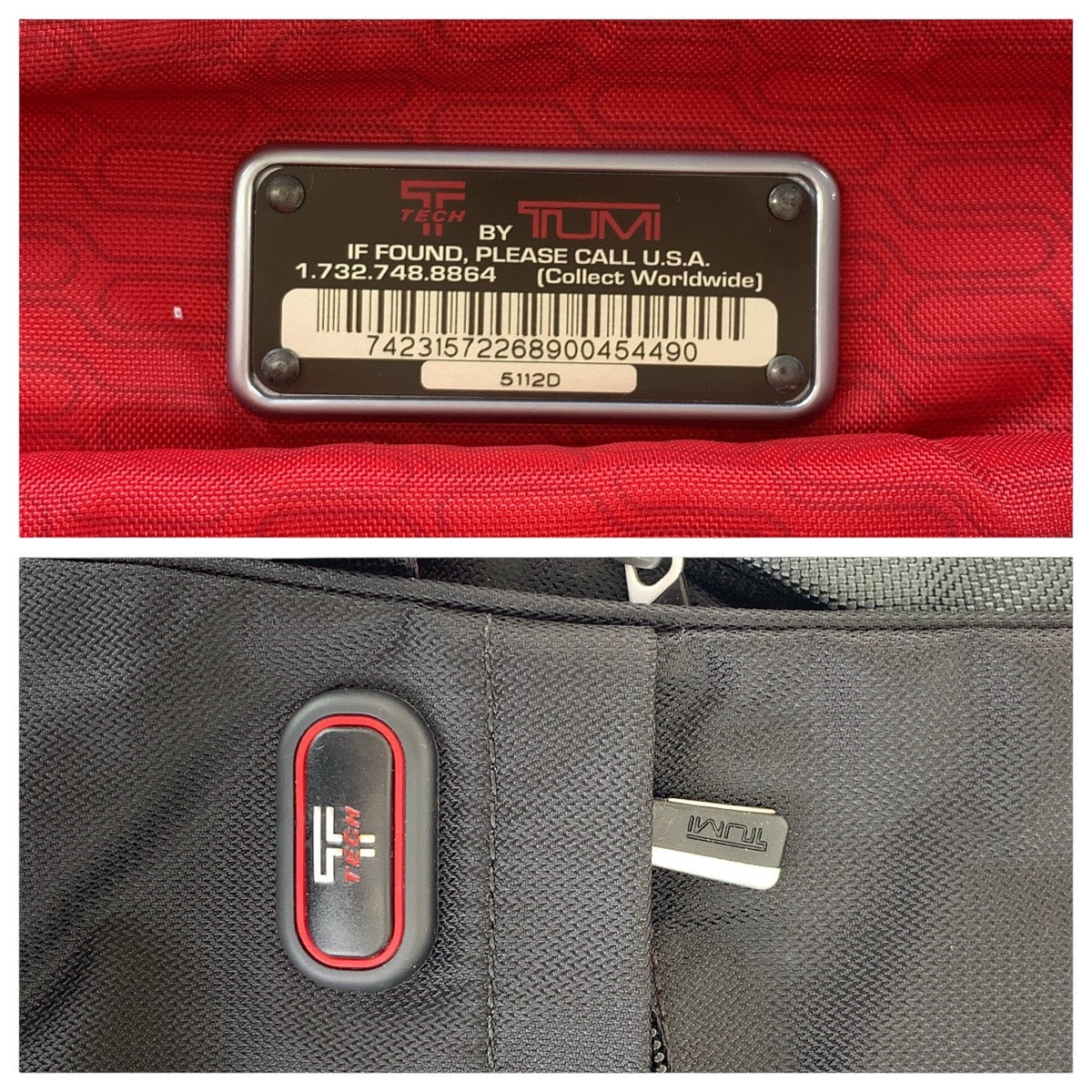 12972
TUMI トゥミ T-TECH ブラック レッド シルバー金具 キャンバス ショルダーバッグ メッセンジャーバッグ  メンズ