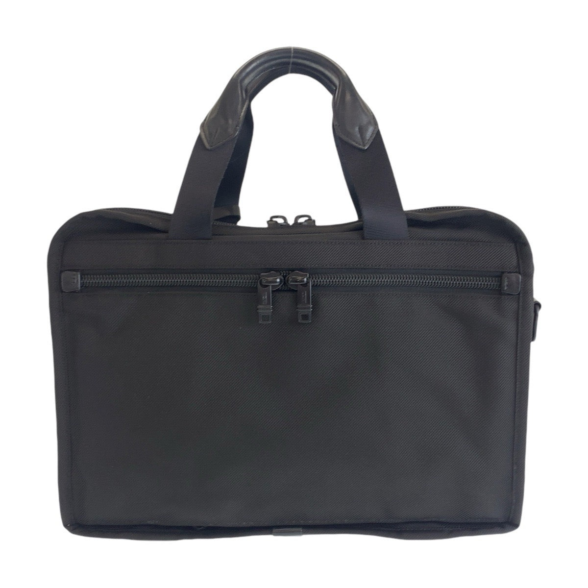 TUMI Alpha Expandable Organizer Computer Black Canvas 26141DH Briefcase Business Bag Carry-On Men's