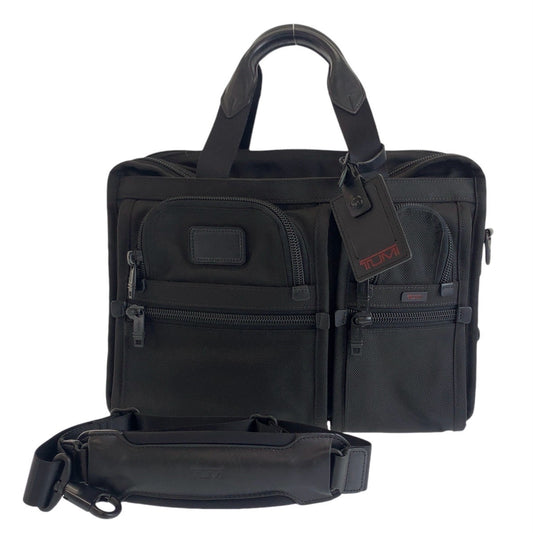 TUMI トゥミ アルファ エクスパンダブル・オーガナイザー コンピューター ブラック 黒 キャンバス 26141DH ブリーフケース ビジネスバッグ キャリーオン  メンズ