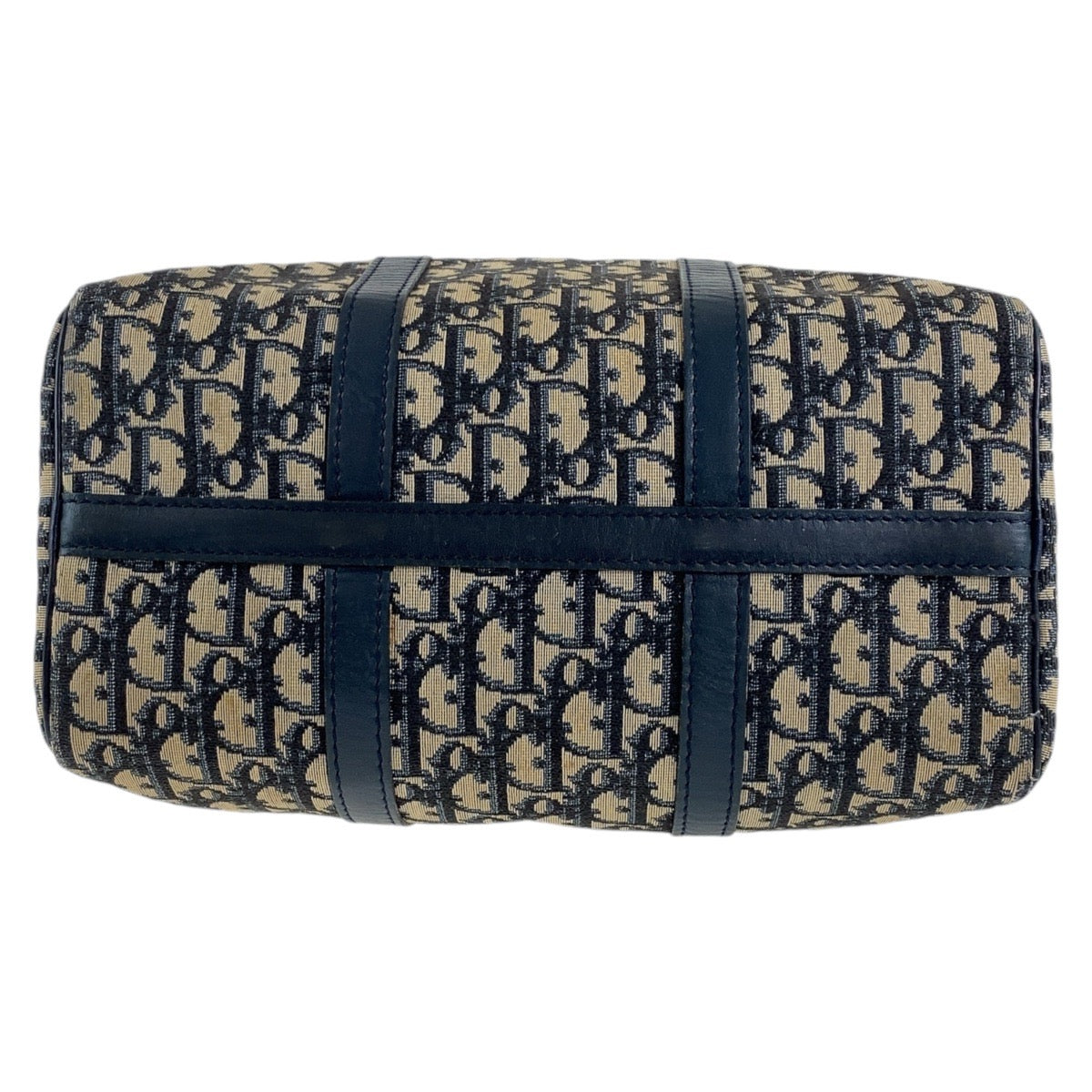 12978
Christian Dior クリスチャンディオール ヴィンテージ トロッター柄 ネイビー シルバー金具 キャンバス / レザー ハンドバッグ ボストンバッグ  レディース
