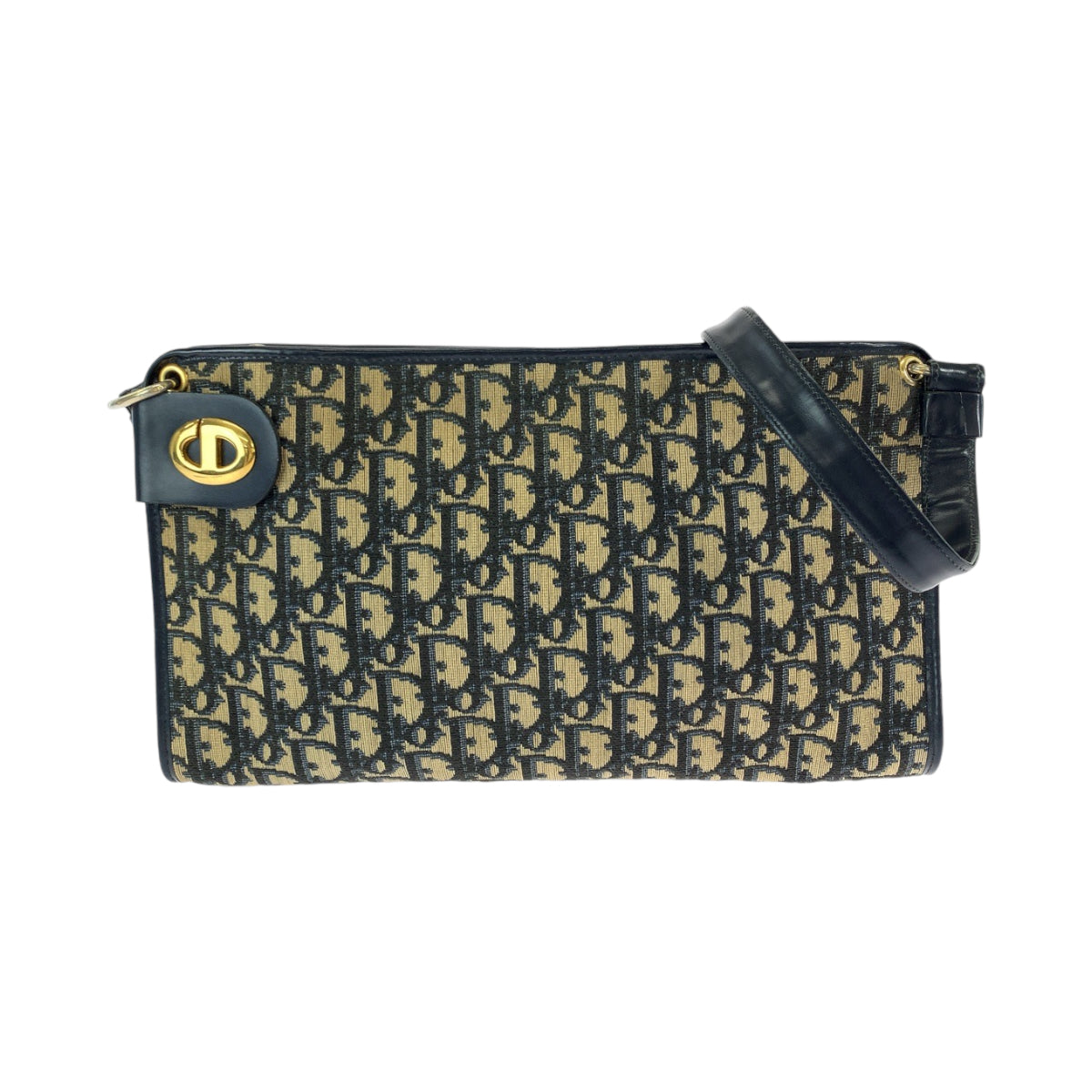 11926
Dior ディオール ヴィンテージ トロッター ブラウン ブラック ゴールド金具 キャンバス ショルダーバッグ 斜め掛け  レディース