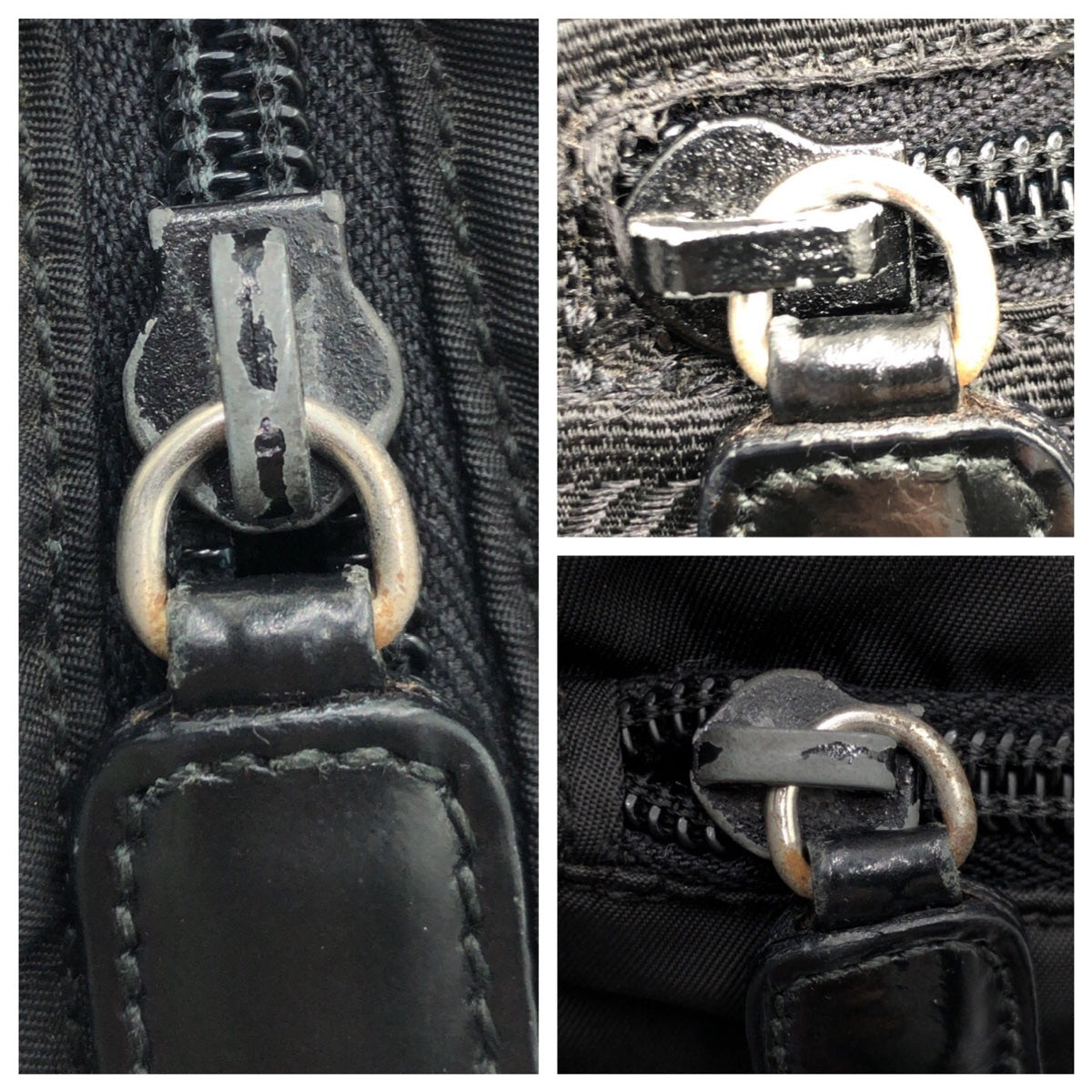 12983
PRADA プラダ テスート 三角ロゴ ブラック 黒 ナイロン ショルダーバック メッセンジャーバッグ  メンズ