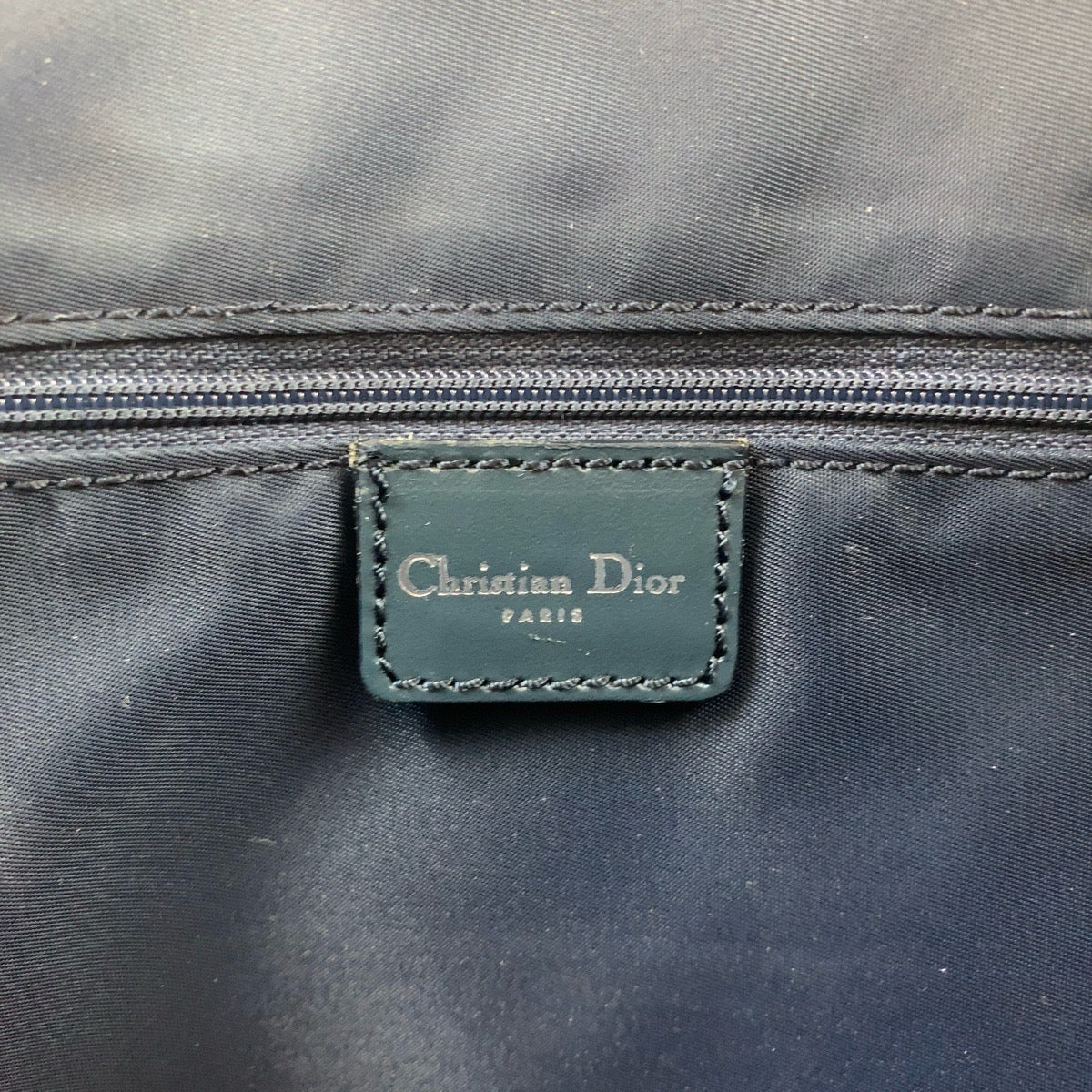 13003
Dior ディオール ヴィンテージ トロッター オブリーク ジャガード ネイビー グレー シルバー金具 キャンバス トートバッグ ハンドバッグ  レディース